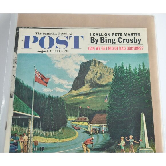 The Saturday Evening Post Magazine COVER August AUG 5 1961 - Picture 2 of 3